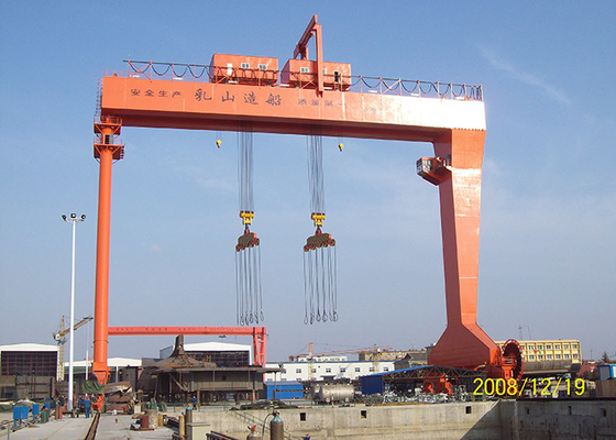 Doppelter Träger-Hafen-Portalkran für Werft-Schiffbau mit schwerer anhebender Last
